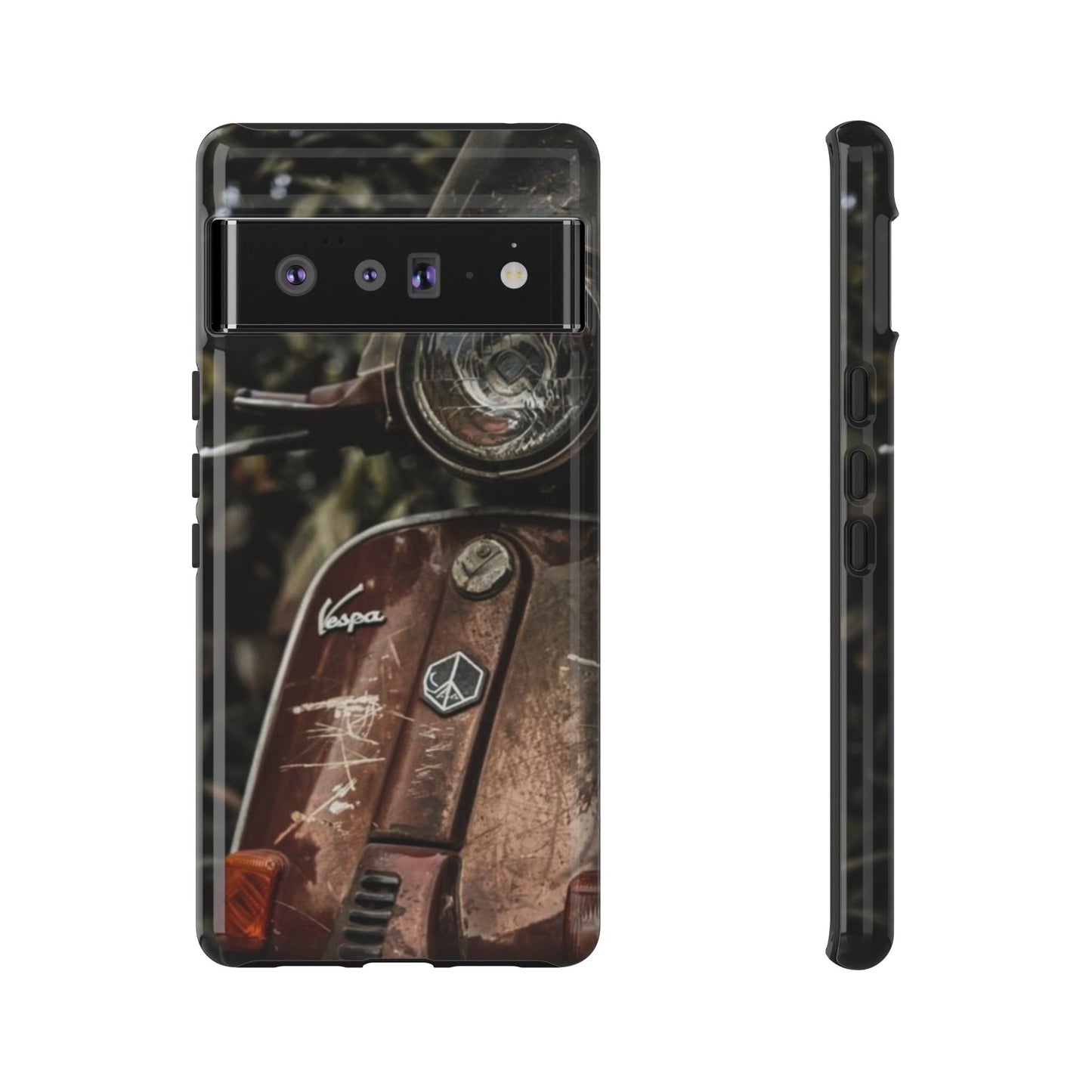 "Vespa. Old Soul, Full Tank" Mobile Phone Case