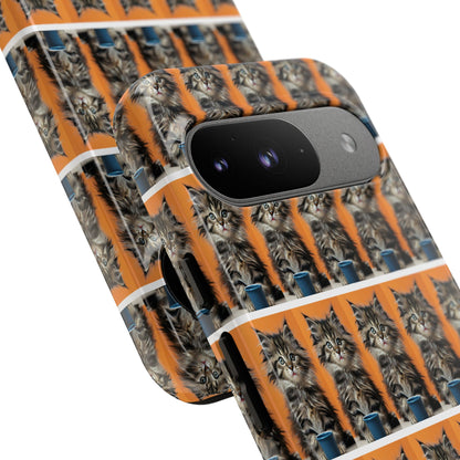 "Bad Hair, Good Coffee - we all need balance" Mobile Phone Case