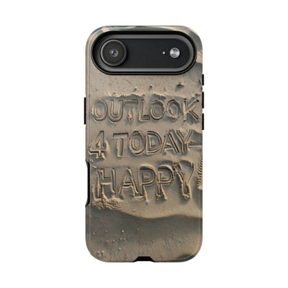 "Life is Short.  Be Happy" Mobile Phone Case