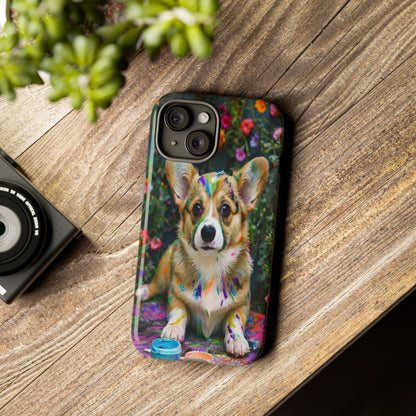 "Paint It Corgi" Mobile Phone Case