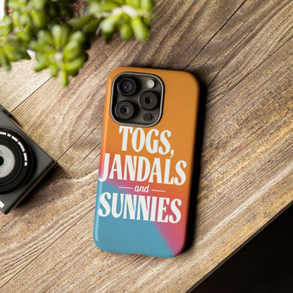 "Togs, Jandals and Sunnies" Mobile Phone Case