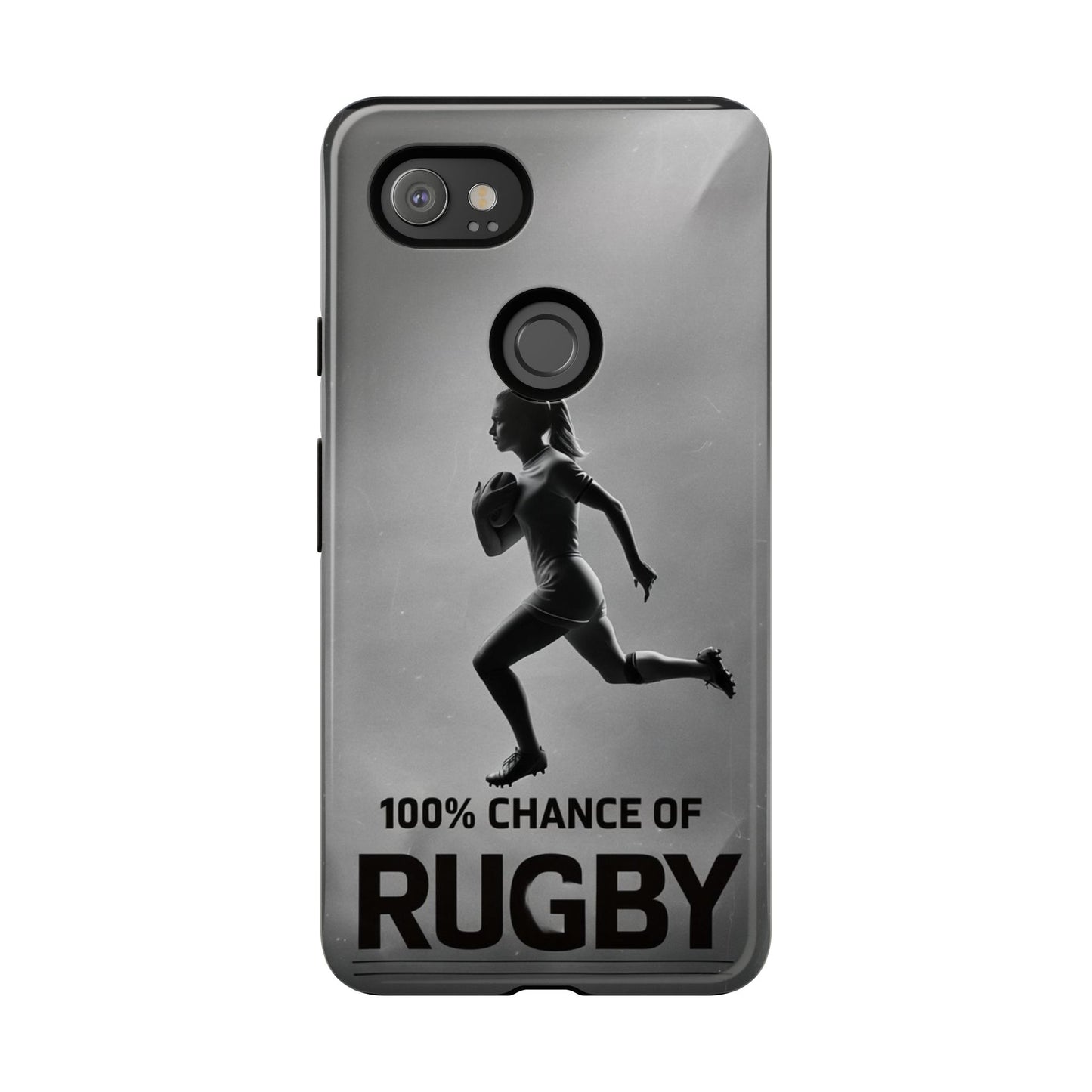 "Rain, Shine, Rugby" Mobile Phone Case