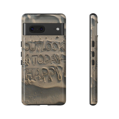 "Life is Short.  Be Happy" Mobile Phone Case