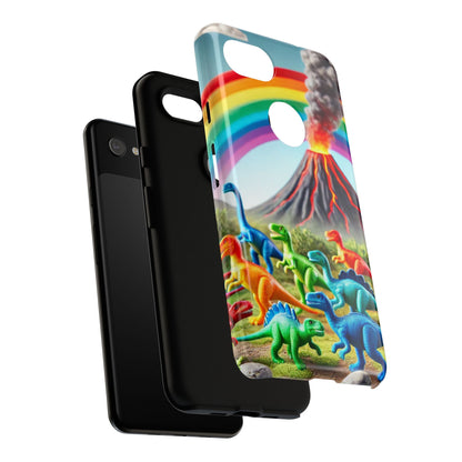 "Rainbow Dinosaurs" Mobile Phone Case