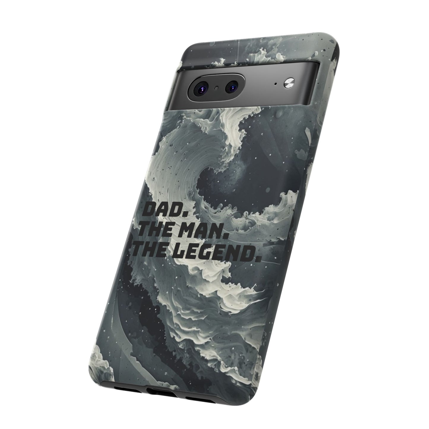 "Dad. The Man. The Legend" Mobile Phone Case (grey)