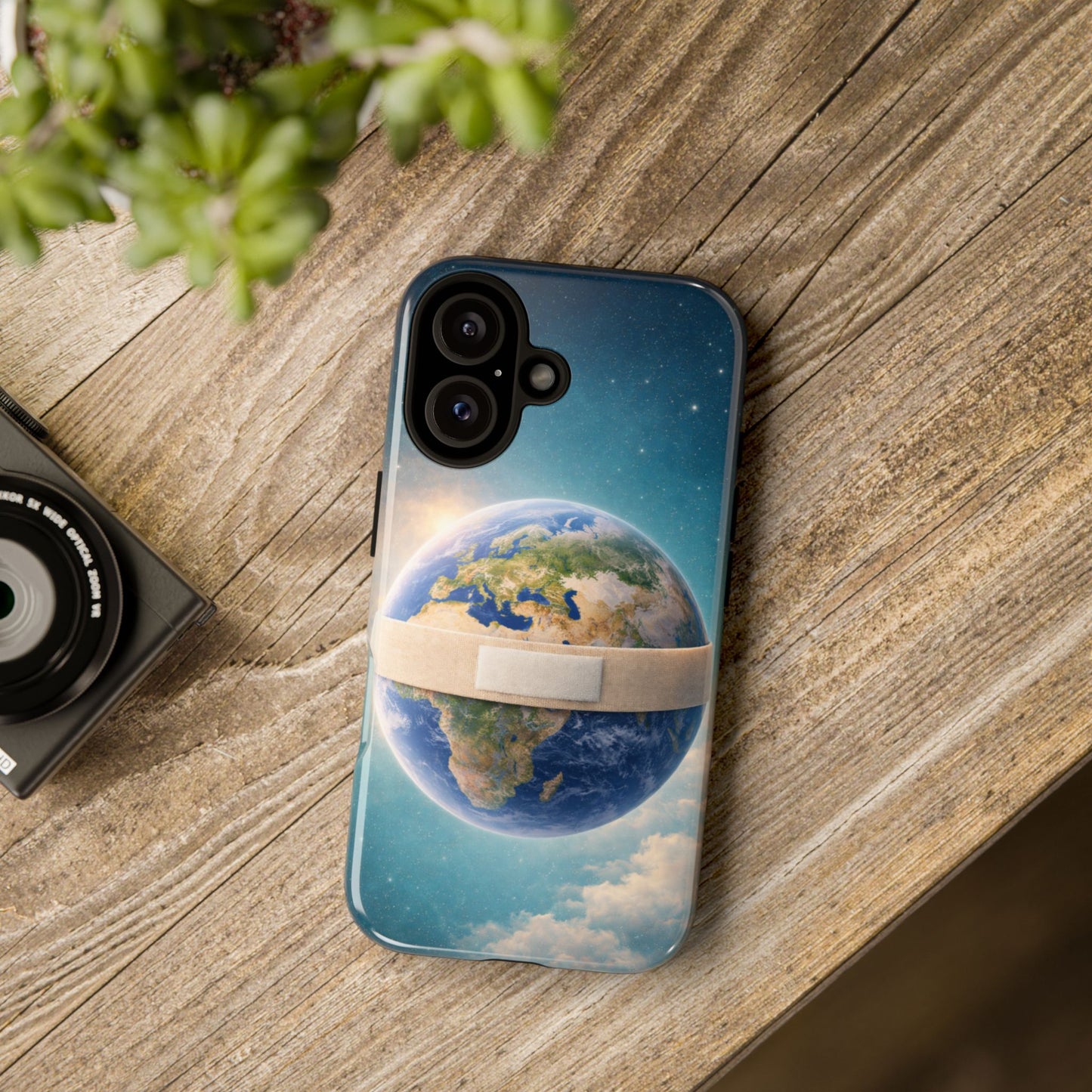 Earth Band Tough Case — Protective Planet Phone Case with Global Design