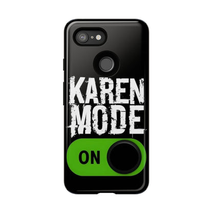 "Karen Mode On" Mobile Phone Case (green)