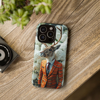 "The Stag" Mobile Phone Case (orange)