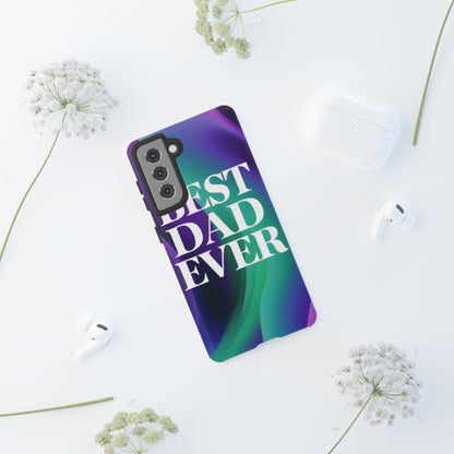 "Best Dad Ever" Mobile Phone Case (purple)