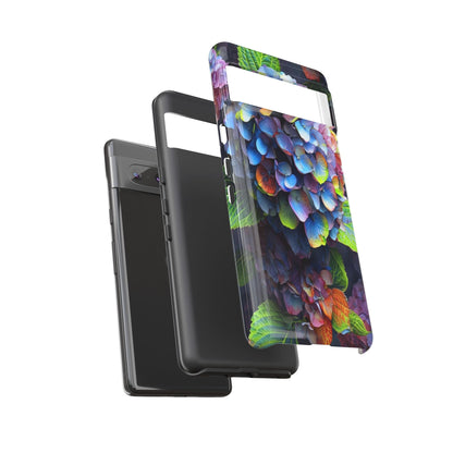 "Blue Mood, Bloom Mood" Mobile Phone Case