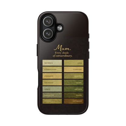 "Every Shade of Extraordinary" Mobile Phone Case (green)