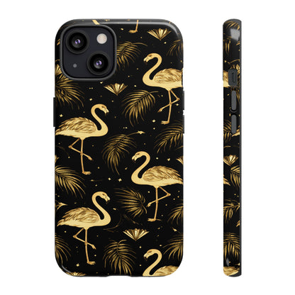 "Gold Flamingo" Mobile Phone Case
