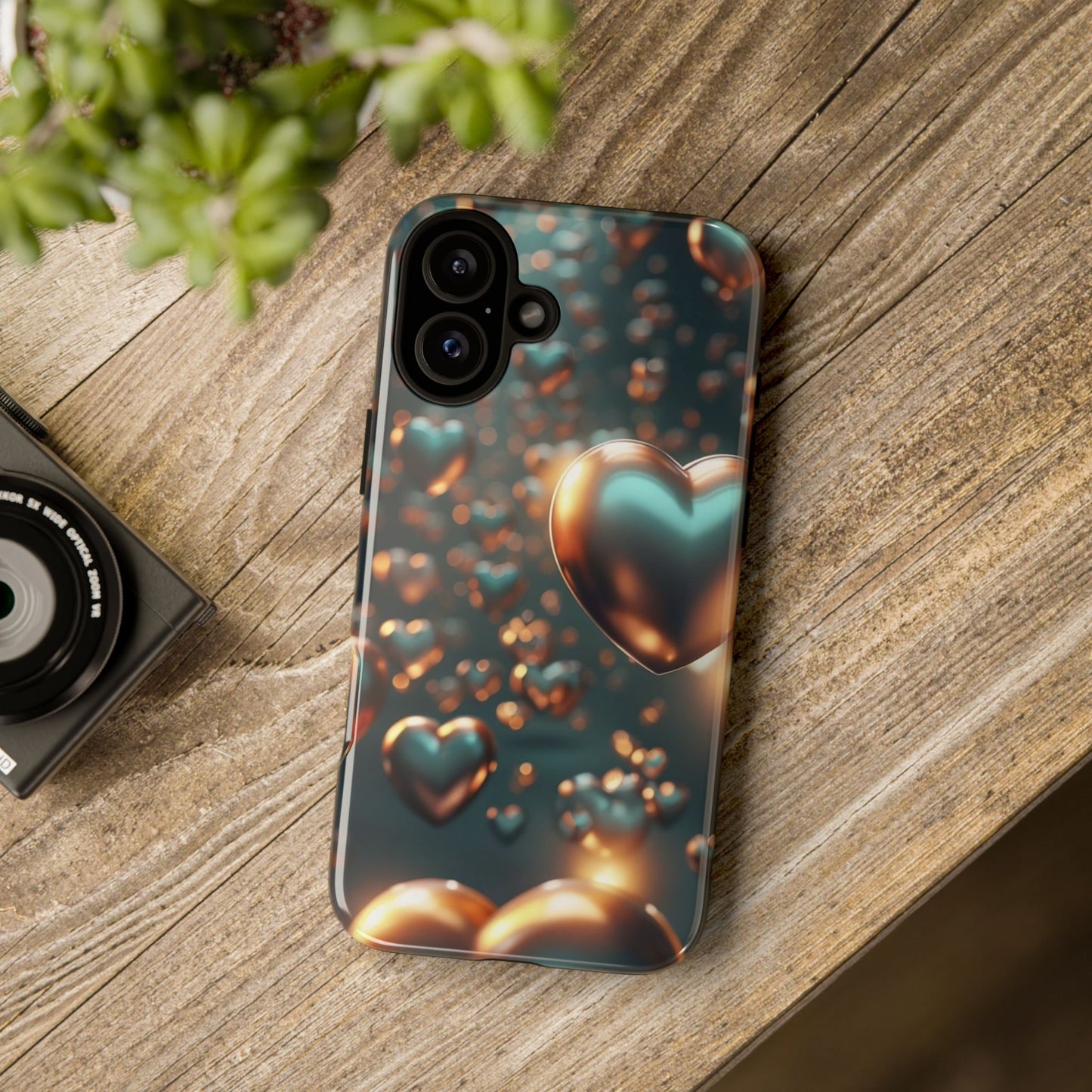"Hearts on Repeat" Mobile Phone Case