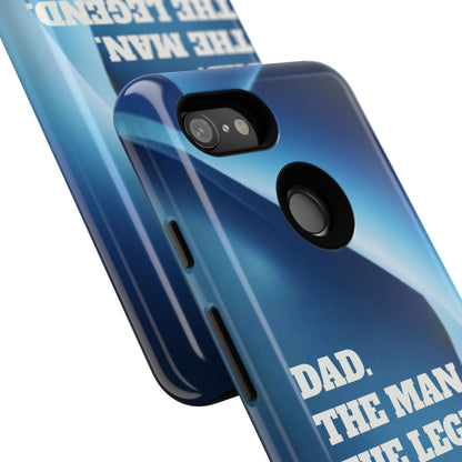 "Dad.  The Man.  The Legend" Mobile Phone Case (red)