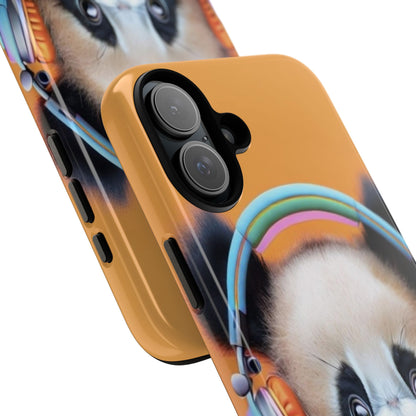 "Baby Panda wearing Headphones" Mobile Phone Case