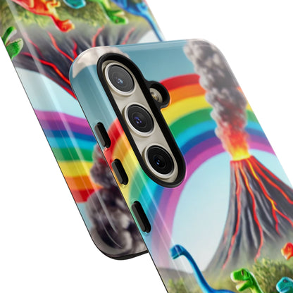 "Rainbow Dinosaurs" Mobile Phone Case