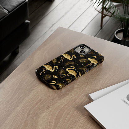"Gold Flamingo" Mobile Phone Case