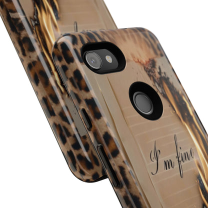 "I Am Fine" Mobile Phone Case
