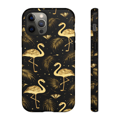 "Gold Flamingo" Mobile Phone Case