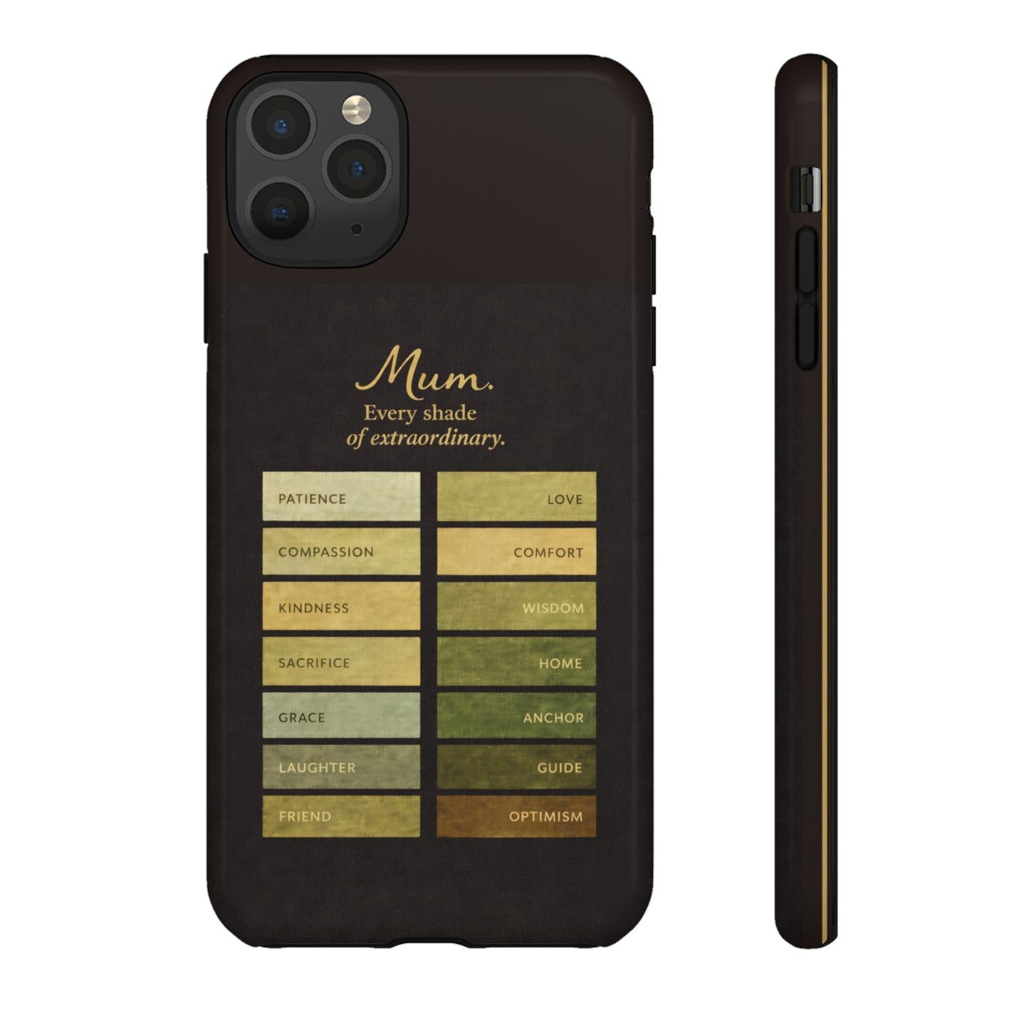 "Every Shade of Extraordinary" Mobile Phone Case (green)
