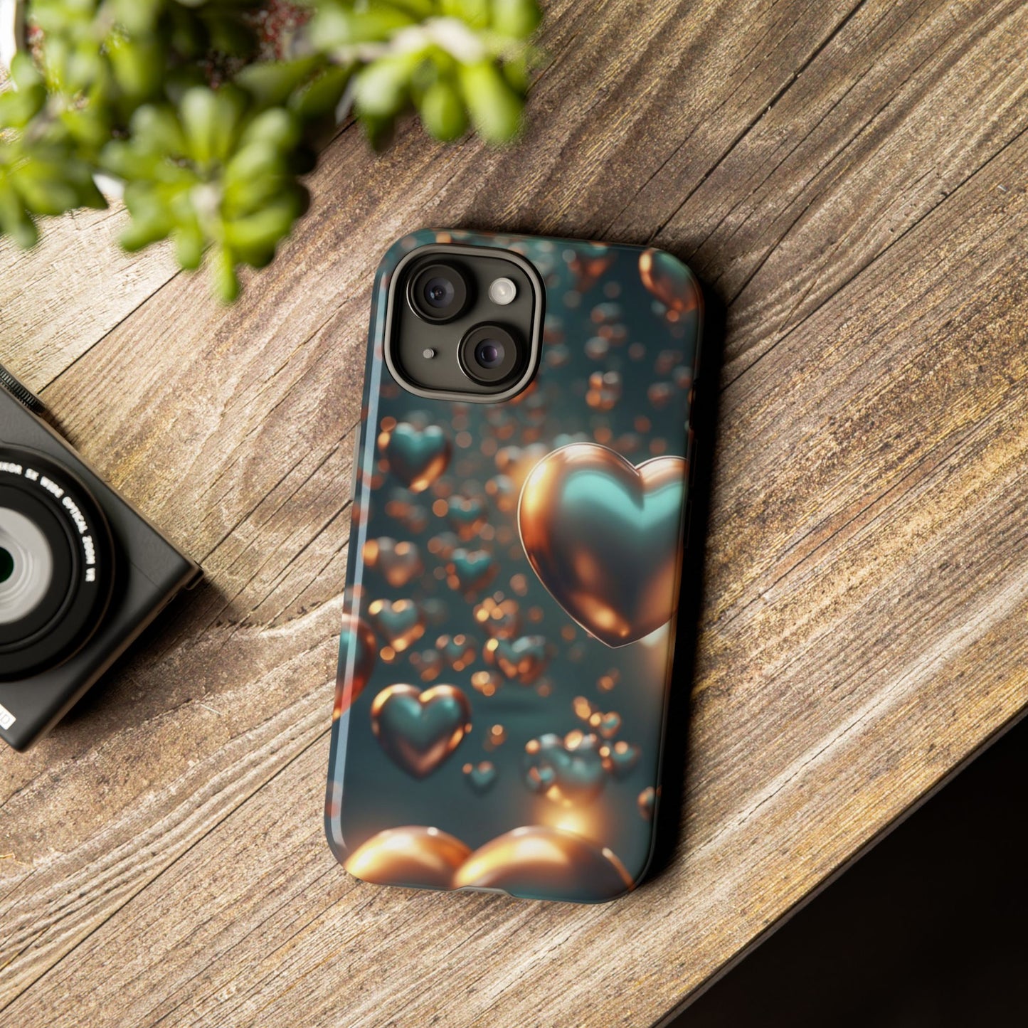 "Hearts on Repeat" Mobile Phone Case