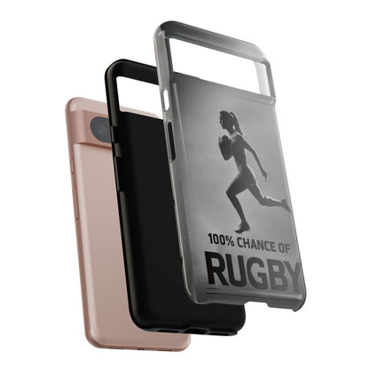 "Rain, Shine, Rugby" Mobile Phone Case