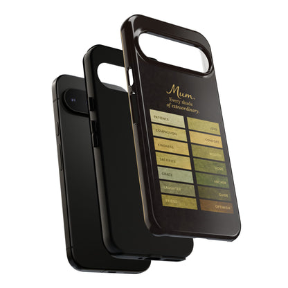 "Every Shade of Extraordinary" Mobile Phone Case (green)