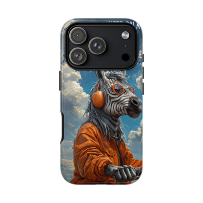 "Keep calm and turn up the volume." Mobile Phone Case