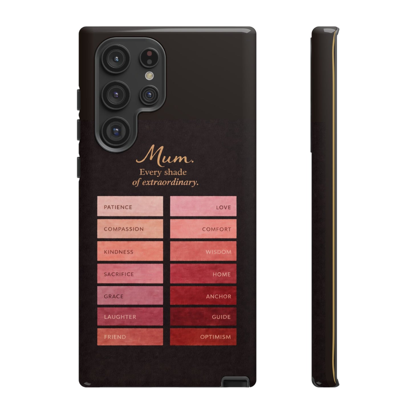 "Every Shade of Extraordinary" Mobile Phone Case (blush)