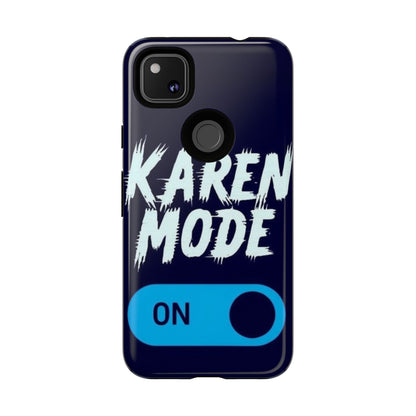 "Karen Mode On" Mobile Phone Case (blue)