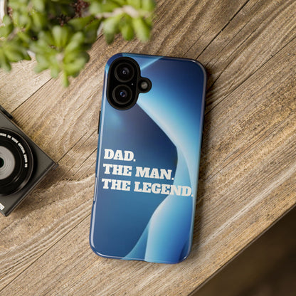 "Dad.  The Man.  The Legend" Mobile Phone Case (red)