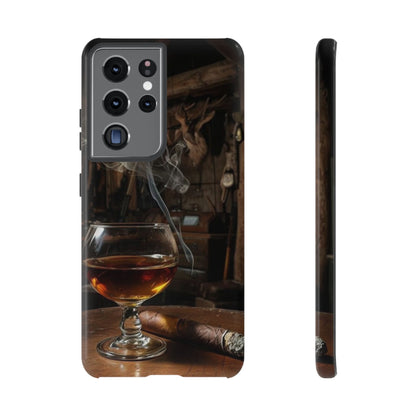 "Hot Whiskey and Cigar" Mobile Phone Case