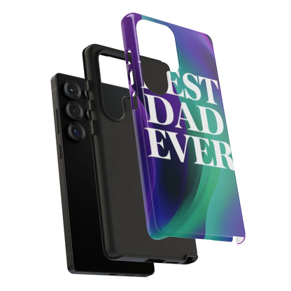 "Best Dad Ever" Mobile Phone Case (purple)