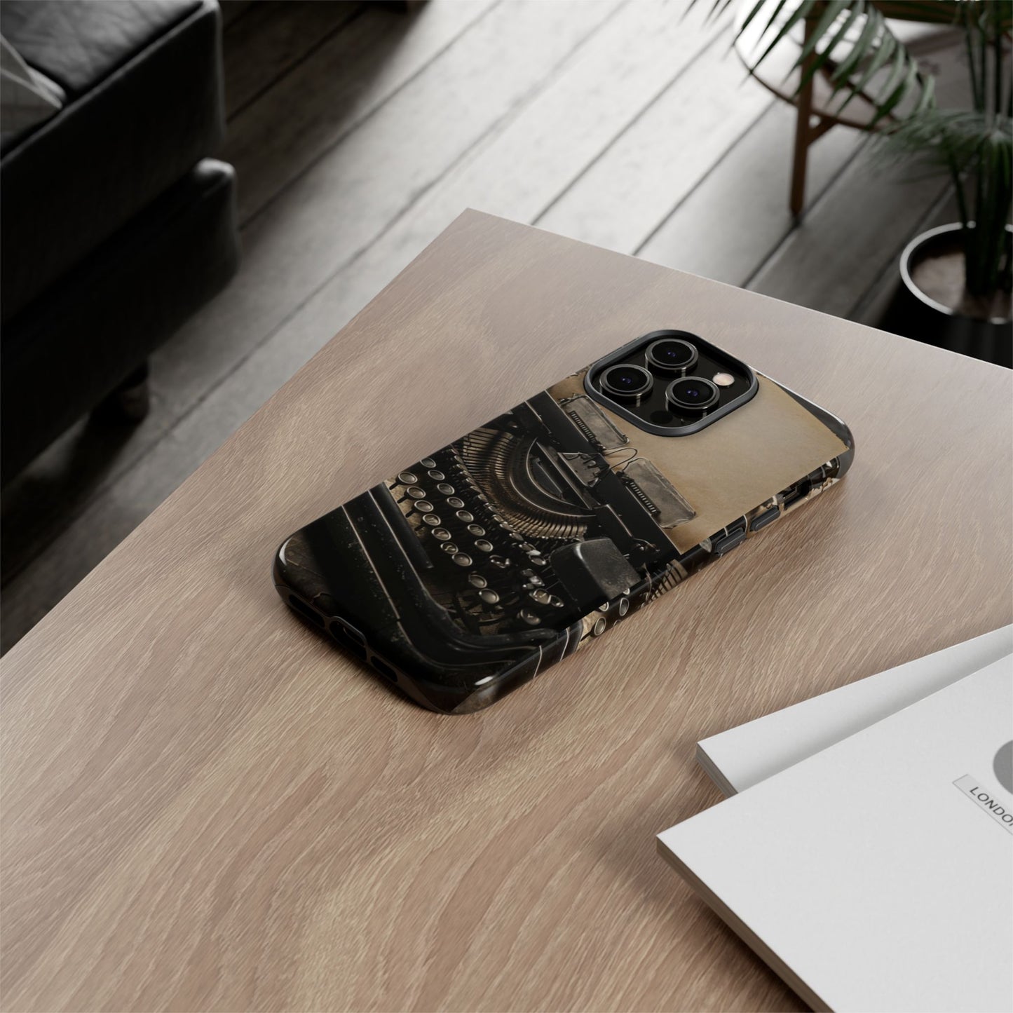 "Fade in. A Writer at the Cusp of Genius" Mobile Phone Case