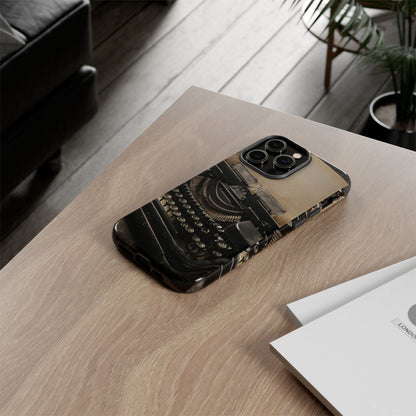 "Fade in. A Writer at the Cusp of Genius" Mobile Phone Case