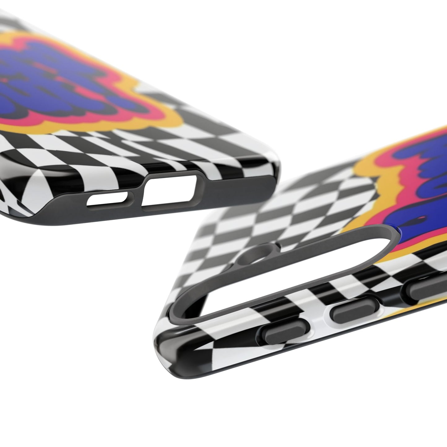 "Hard Out" Mobile Phone Case (blue)