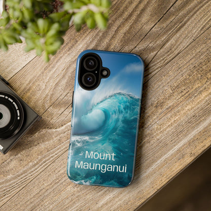 "Mount Maunganui" Mobile Phone Case (green)