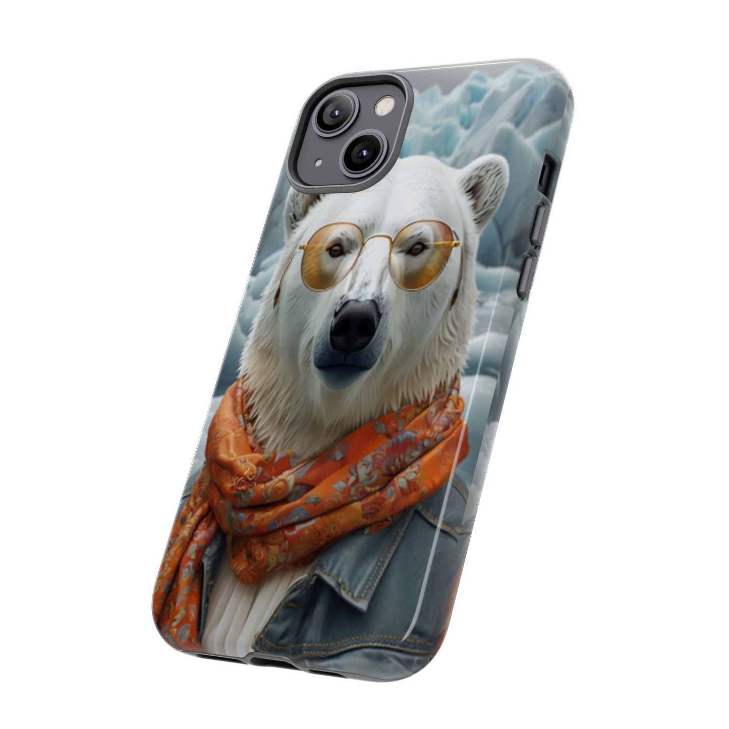 "Urban Zen Polar Bear" Mobile Phone Case