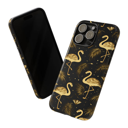 "Gold Flamingo" Mobile Phone Case