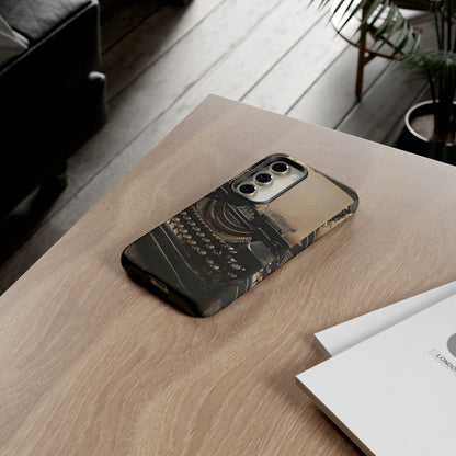 "Fade in. A Writer at the Cusp of Genius" Mobile Phone Case