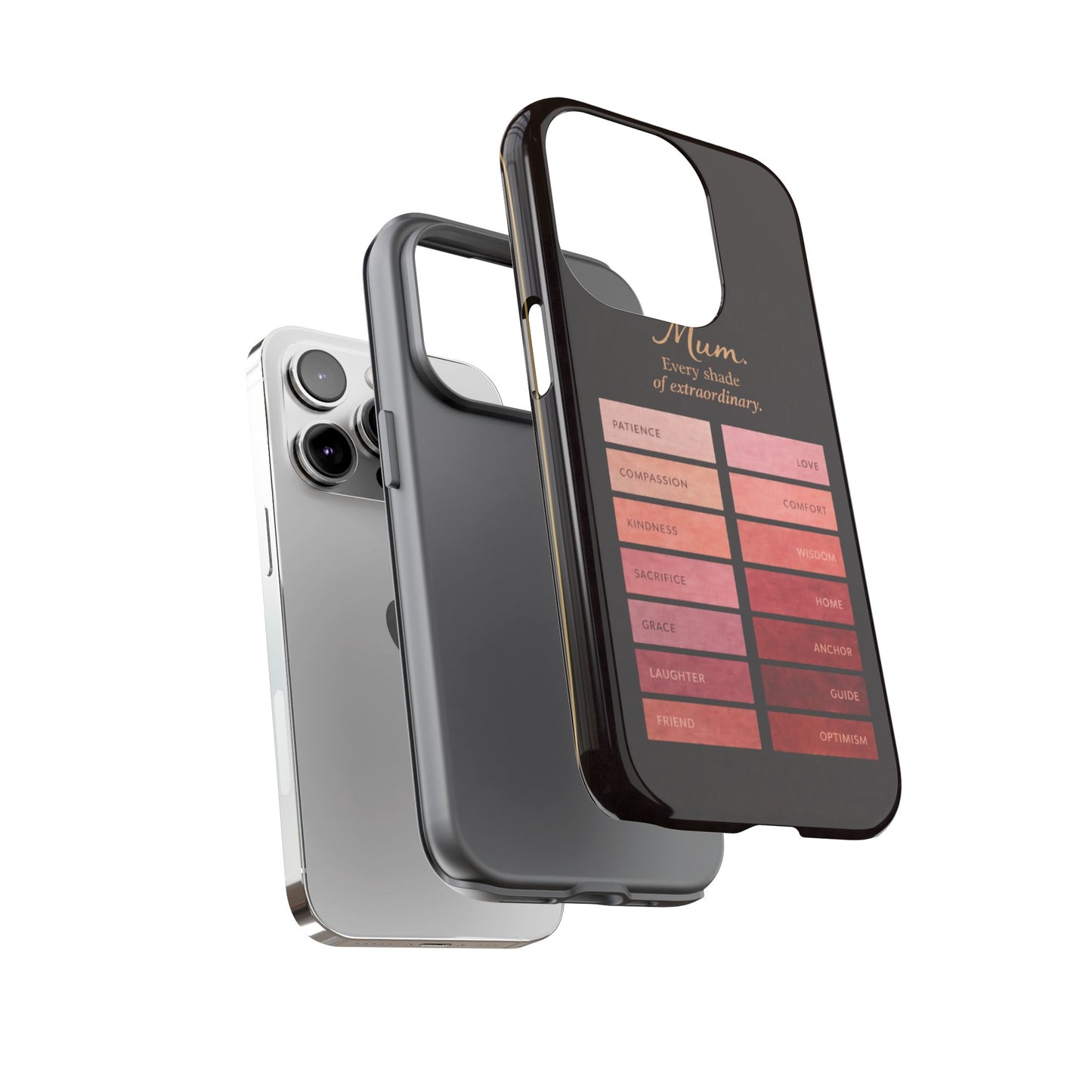 "Every Shade of Extraordinary" Mobile Phone Case (blush)