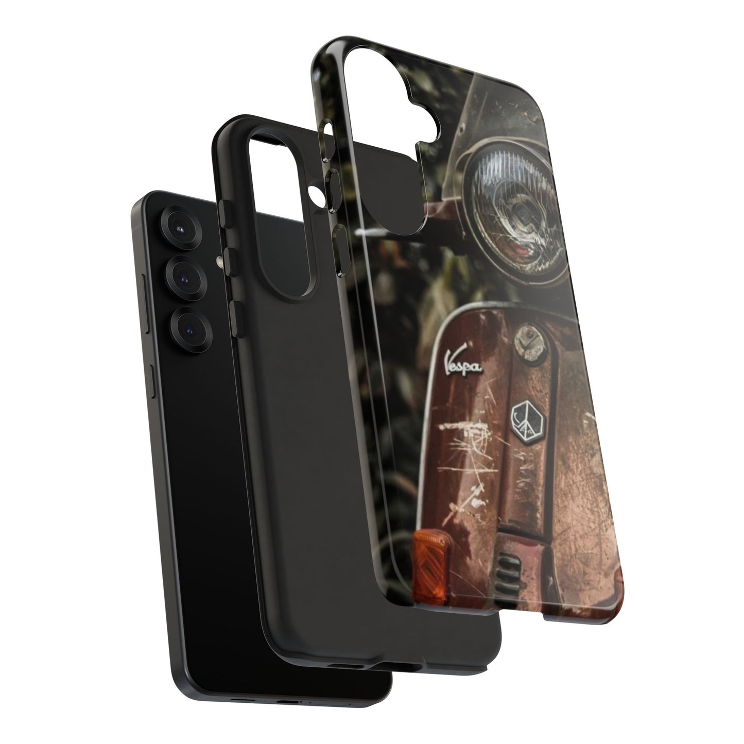 "Vespa. Old Soul, Full Tank" Mobile Phone Case