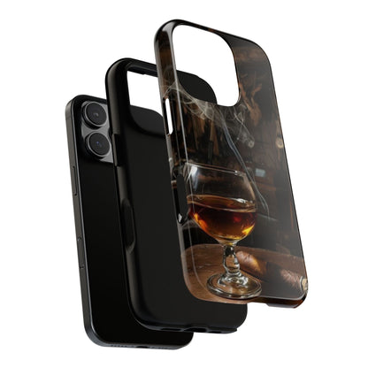 "Hot Whiskey and Cigar" Mobile Phone Case