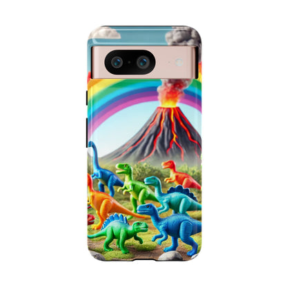 "Rainbow Dinosaurs" Mobile Phone Case