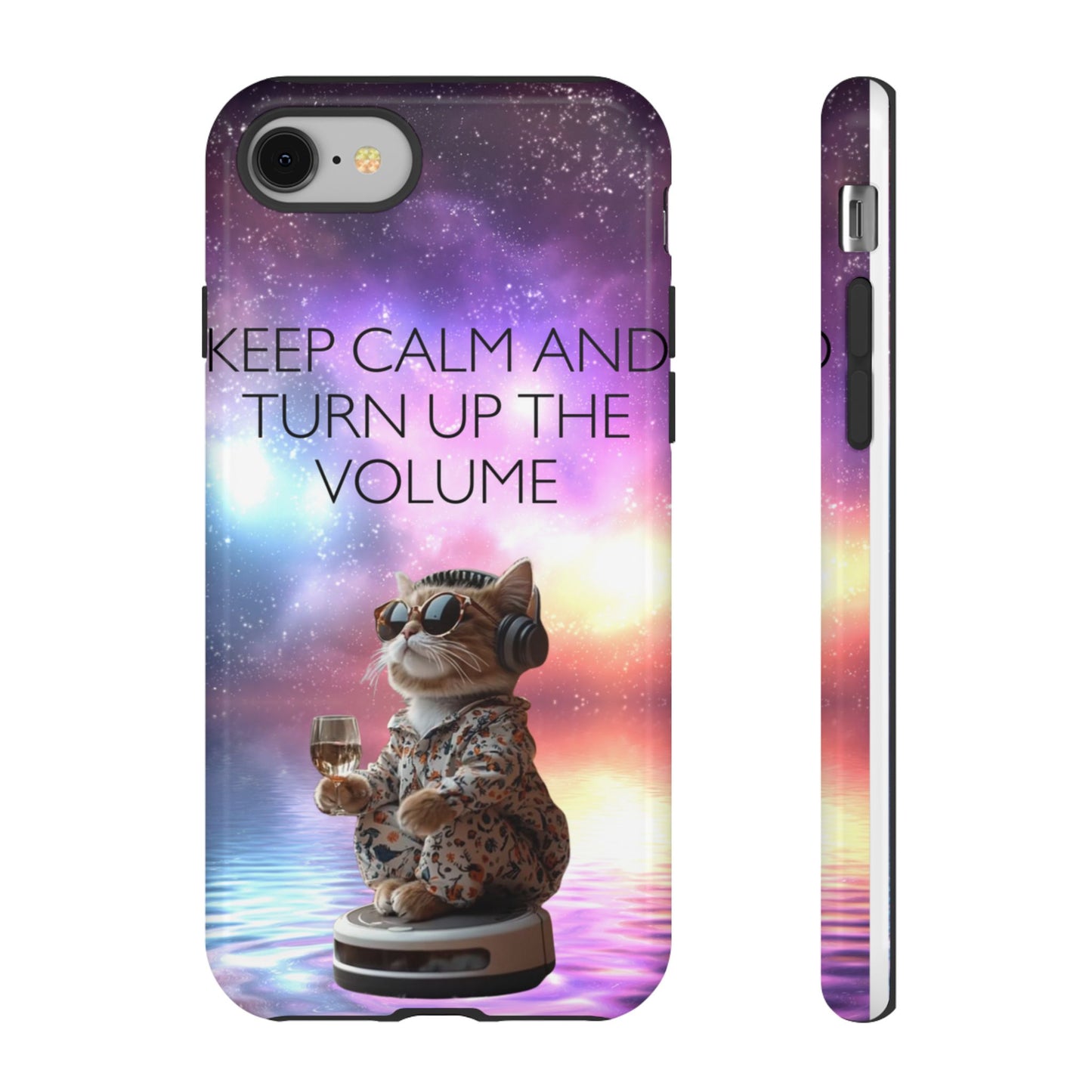 "Keep calm and turn up the Volume" Mobile Phone Case (mix)