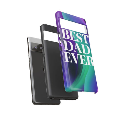 "Best Dad Ever" Mobile Phone Case (purple)