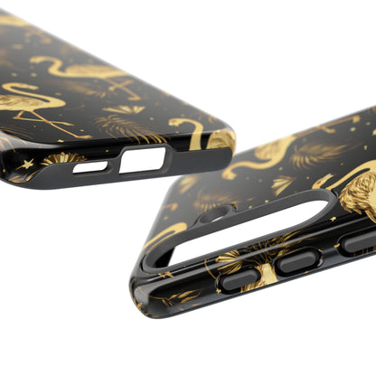 "Gold Flamingo" Mobile Phone Case