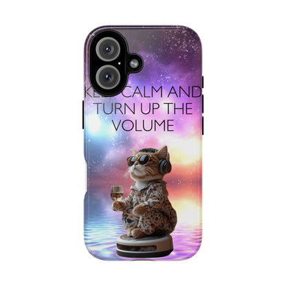 "Keep calm and turn up the Volume" Mobile Phone Case (mix)