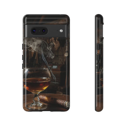 "Hot Whiskey and Cigar" Mobile Phone Case