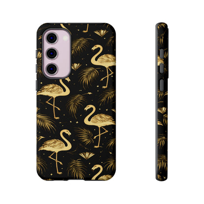 "Gold Flamingo" Mobile Phone Case